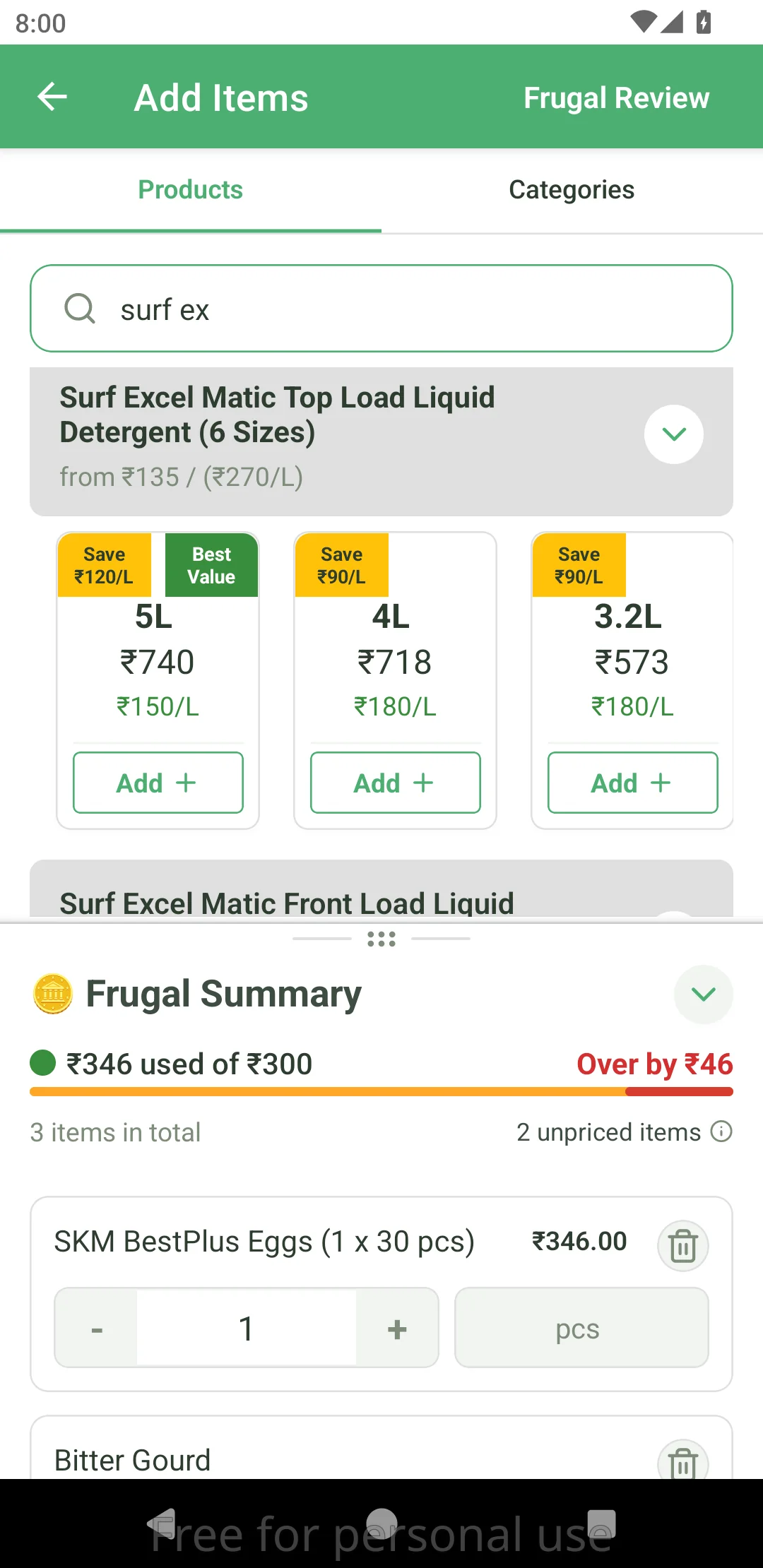 Fruggy Pack Size Comparison